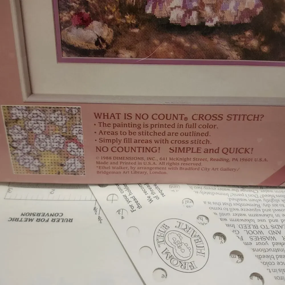 English Garden Dimensions From The Heart No Count Cross Stitch 53908 B31